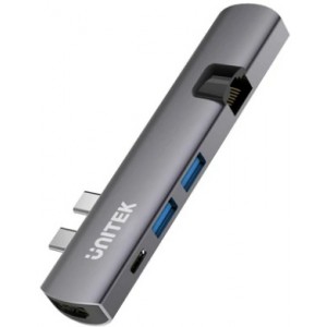 Unitek 5 合 2 Thunderbolt 3 超薄型 雙USB-C Hub (MacBook Pro 專用)